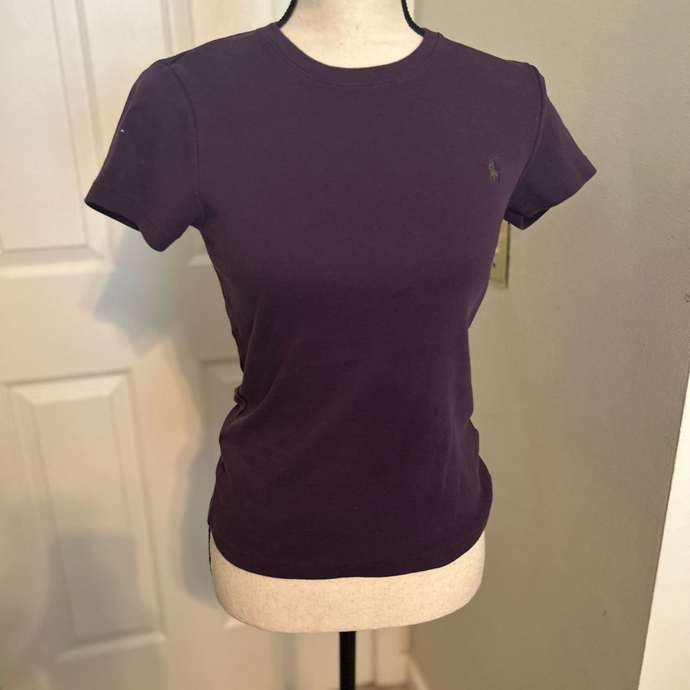 Ralph Lauren Purple Short Sleeve Crewneck Tee